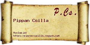 Pippan Csilla névjegykártya